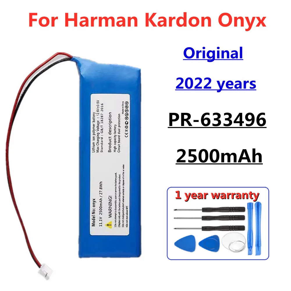

2022 Original Speaker Battery For Harman Kardon Go Play Onyx Mini JBL Charge 3 2 2+ 2015 2016 Flip Pulse Xtreme 2 3 4 5 Battery