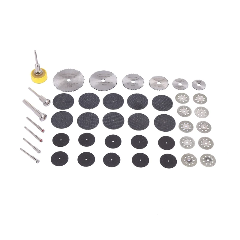 

83Pcs Cutting Wheel Set 1/8 Inch Handle Diamond Cutting Wheel, Mini HSS Saw Blade, Resin Cutting Disc Combined Tool Holder Kit,
