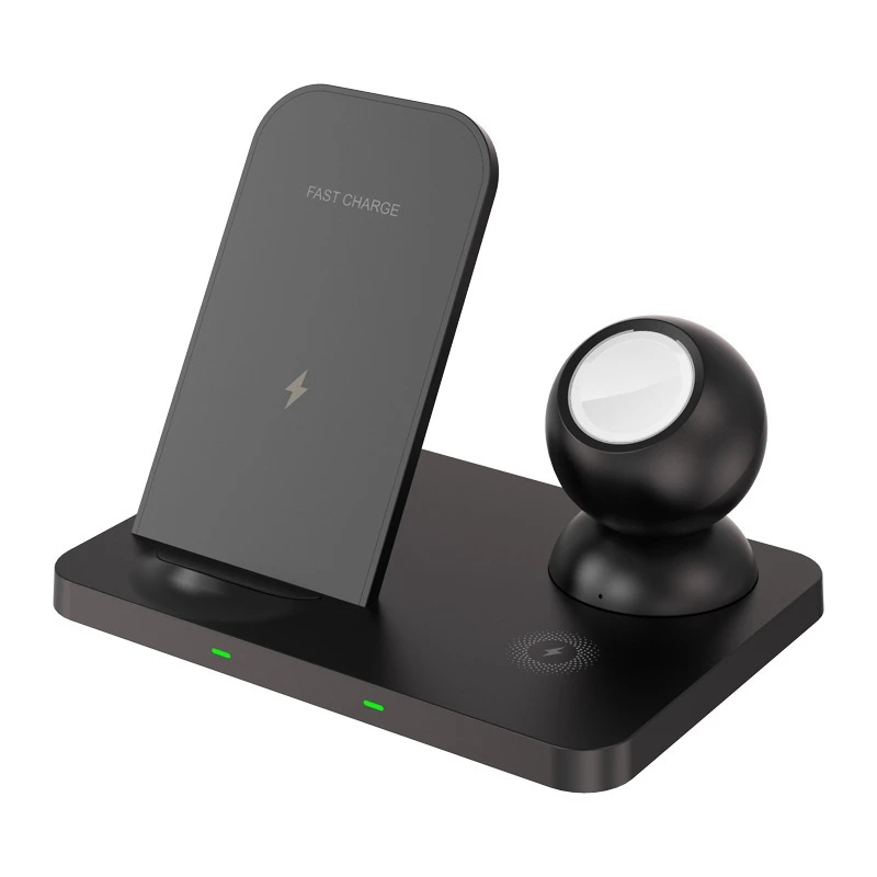 

Wireless Charging Stand, Three-In-One 15W Multifunctional Wireless Charger Suitable For Apple, Huawei, Xiaomi, Etc.