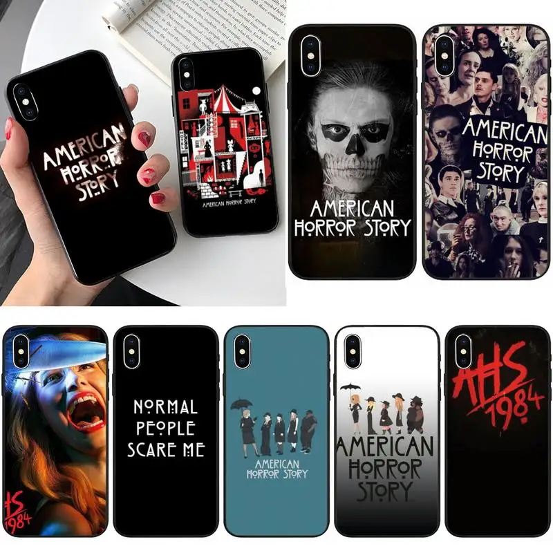 

Мягкие силиконовые чехлы для iPhone 13 Pro Max 12 Mini 11 SE 2020 6 6S 7 8 Plus XS X XR AHS, чехол для телефона с американской страшной историей