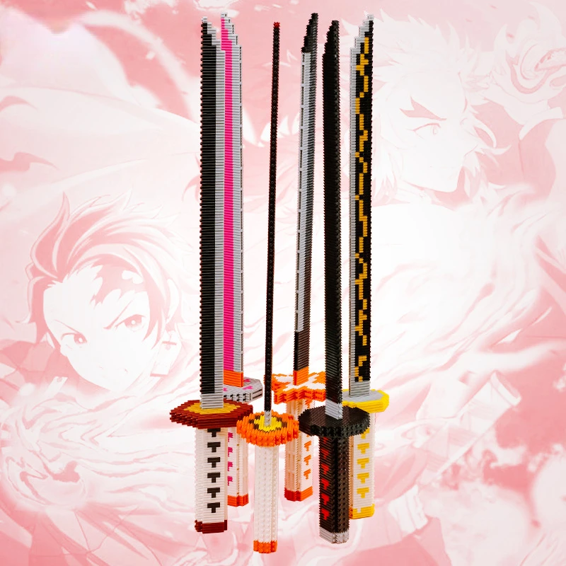 

Compatible with Lego Building Blocks Small Particles Cartoon Blade Anime Peripheral Puzzle Assembled Children's Toys