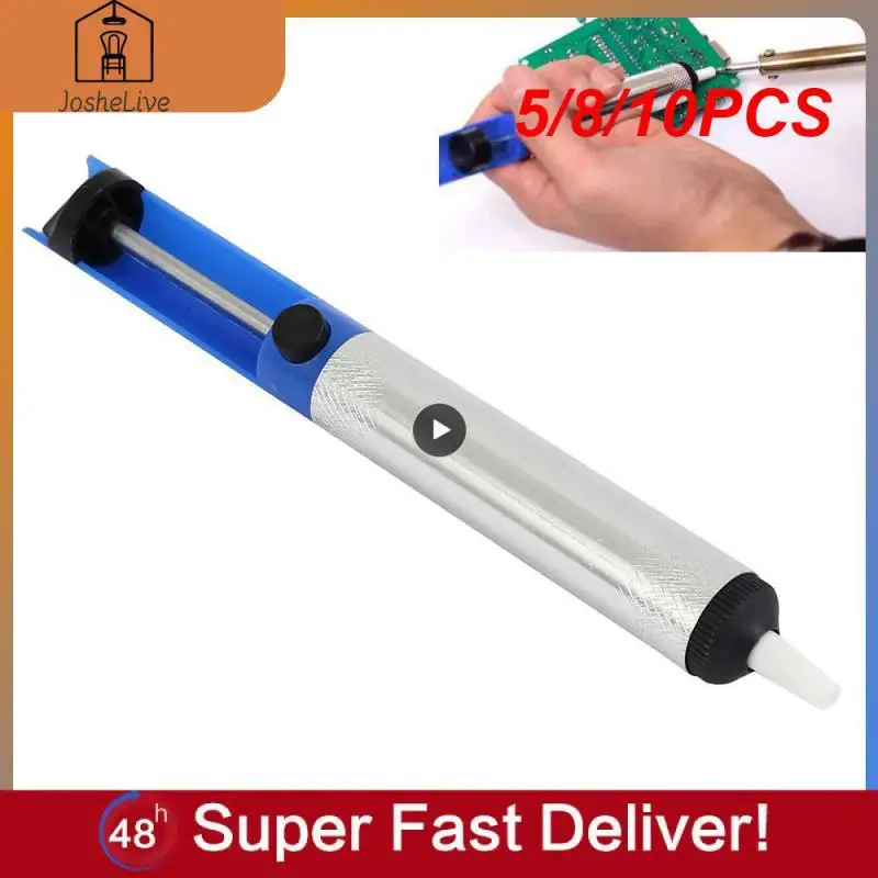 

5/8/10PCS Removal Vacuum Desoldering Pump Aluminum Alloy Desolder Strong Soldering Sucker Pen High Temperature