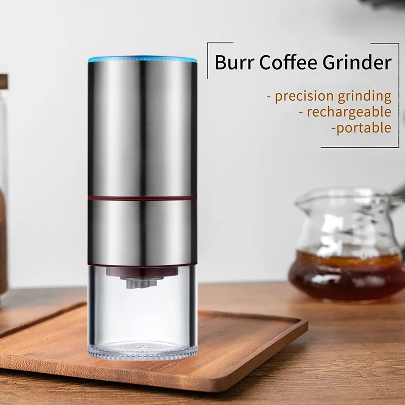 Беспроводная портативная электрическая кофемолка с USB-зарядкой