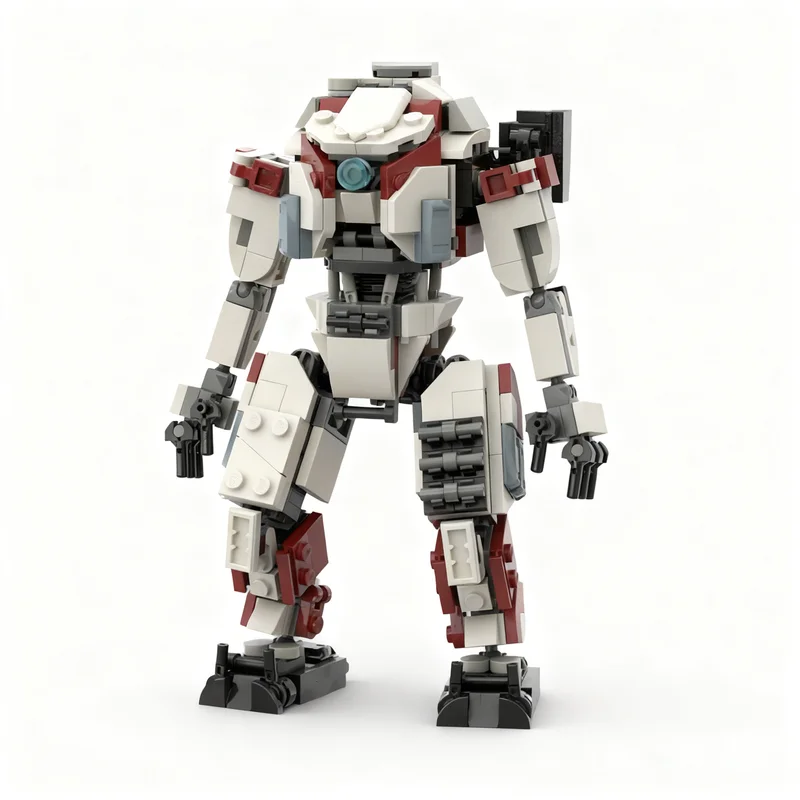 Фото Набор строительных блоков MOC Ion Color Bundle Titanfall 2, 441 деталь, модель для сборки, архитектурные конструкторы, рождественский подарок, идея для подарка на день рождения для детей №3