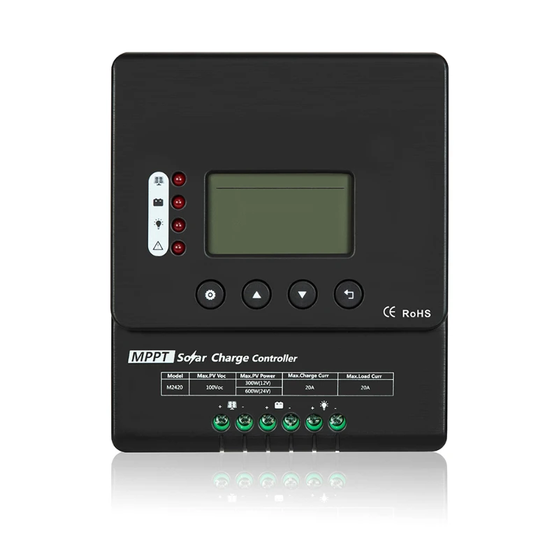 

Solar Energia Controlador MPPT 12V 24V 48V Solar Charge Controller 20A 30A 40A 50A 60A Oplader Regler