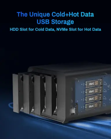 TERRAMASTER D8 Гибридный корпус для накопителей