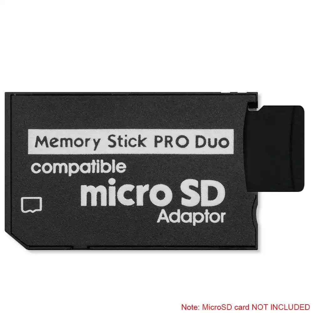 Переходник с одного слота Micro SD/TF до 64 Гб на MS Memory Stick Pro Duo черный конвертер для