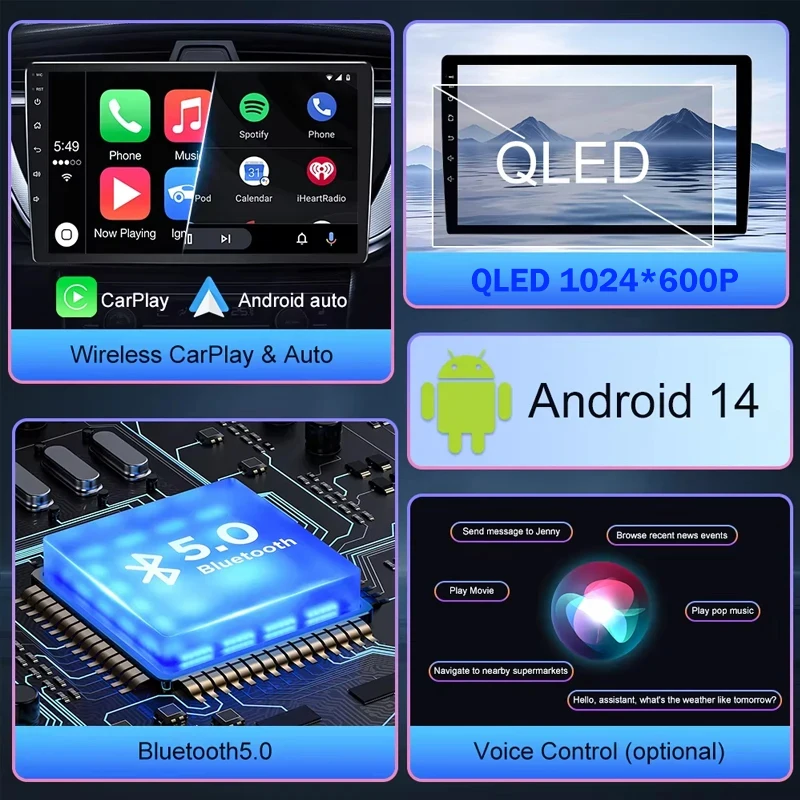 Фото Автомобильный радиоплеер Android 15, мультимедийный Wi-Fi Bluetooth для Hyundai IX35 Tucson 2 LM 2009-2015, обновление авторадио, Wi-Fi DVD №4