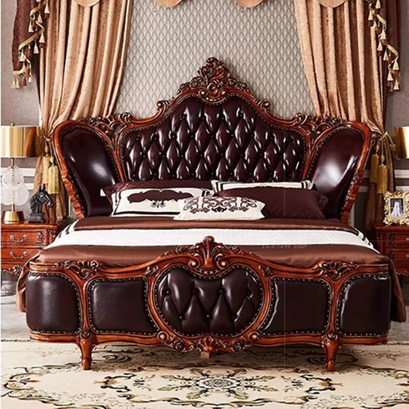 Недорогие королевские оправы для кровати Современная многофункциональная