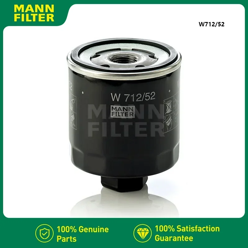 Масляный фильтр MANNFILTER W712/52 подходит для VW Caddy II (9K9 9U7) Golf IV (1J1 1J5) 030115561 AN