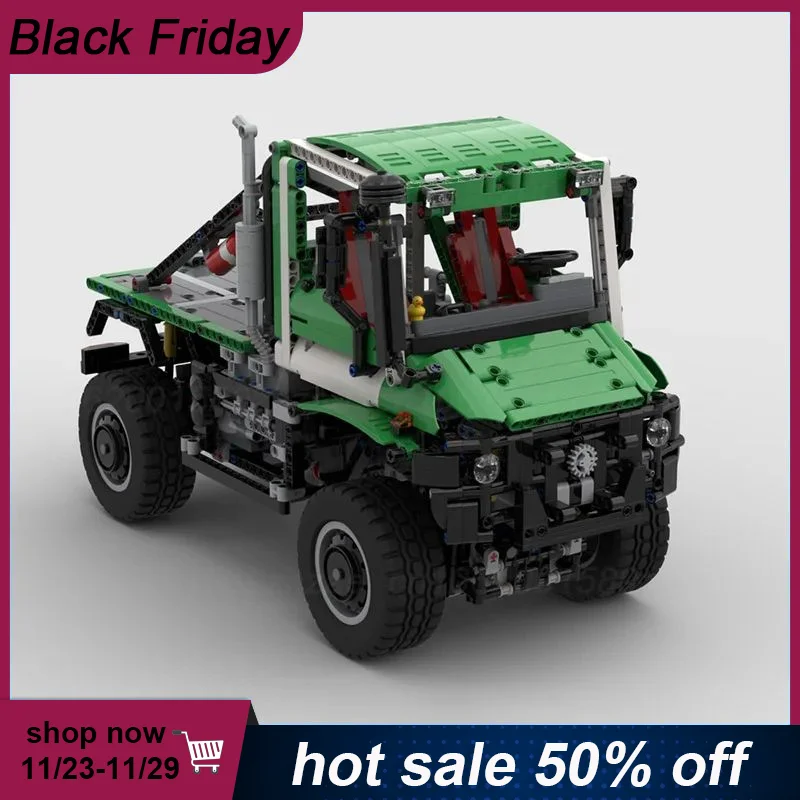 

MOC Building Blocks Unimog U400 RC Trial Truck Model DIY Assemble Bricks Transportation Creative Collection Toys Gifts 1848PCS