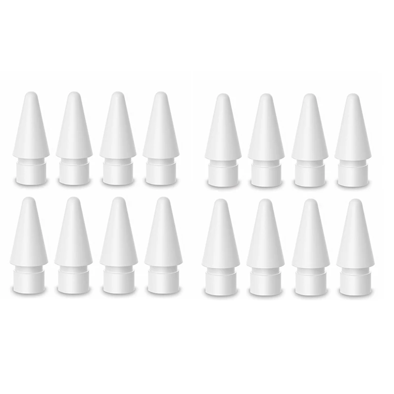 

16 Pack Replacement Tip For Apple Pencil Nibs For Apple Pencil 1St & 2Nd Generation (White)