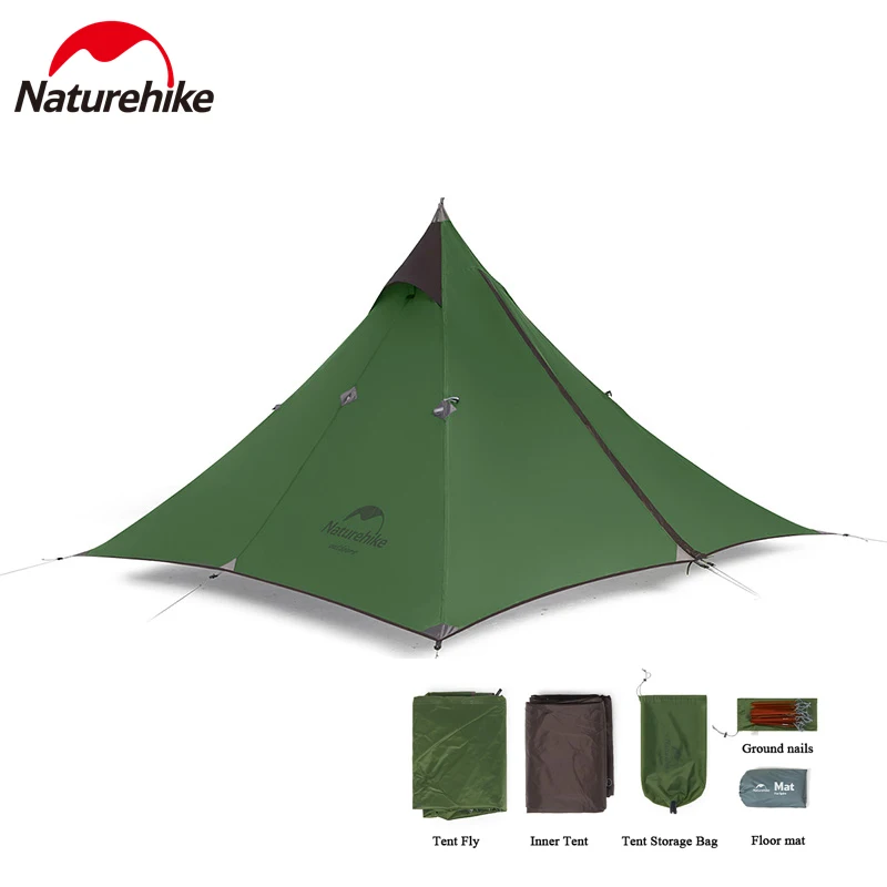 

Naturehike Tent Spire 1 Person Shelter Tents 20D Nylon Ultralight 2000mm Rainproof Tent Outdoor Camping Hiking Rodless Out Tents