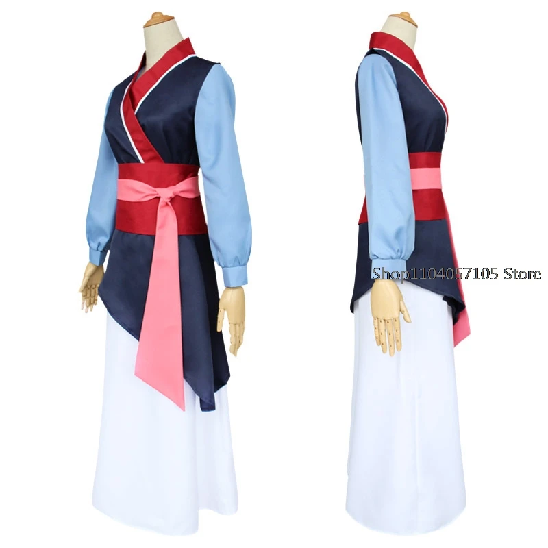 Халат для косплея Mulan женщин и мужчин костюм дракона грибка Хэллоуина