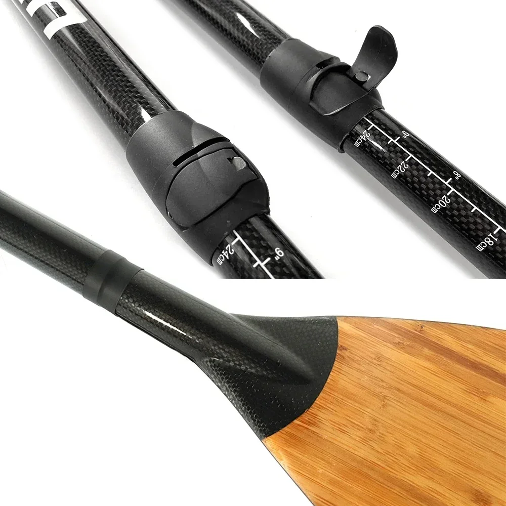 Полностью карбоновая Регулируемая весло для SUP-Каяка из алюминия легкая