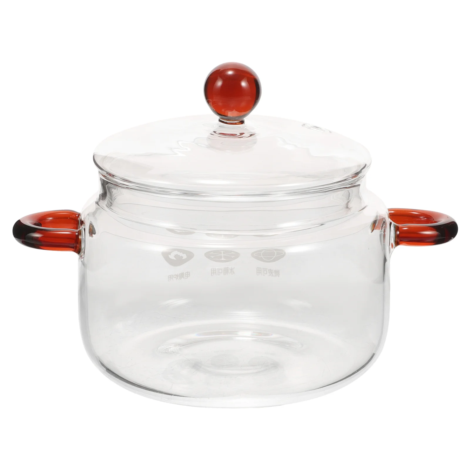 

Cookware Glass Saucepan with Lid Cooking Pot Anti-scalding Stewing Pot Clear Pasta Pot for Home Kitchen