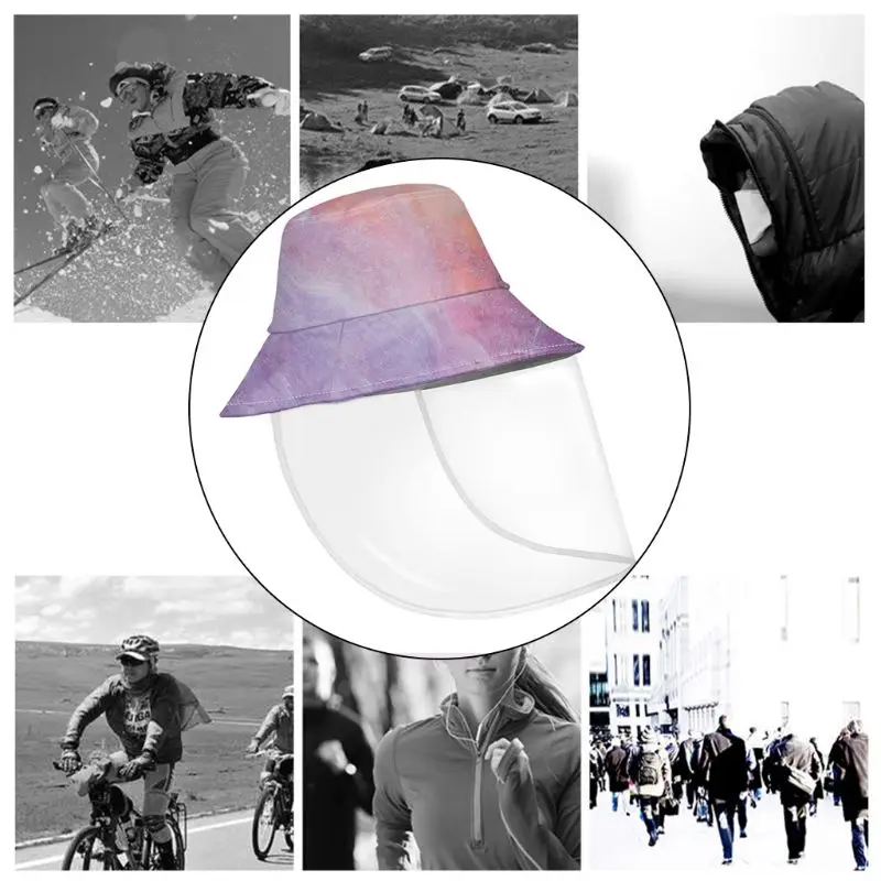 Панама-шляпа с защитой от брызг градиент цвета для защиты солнца