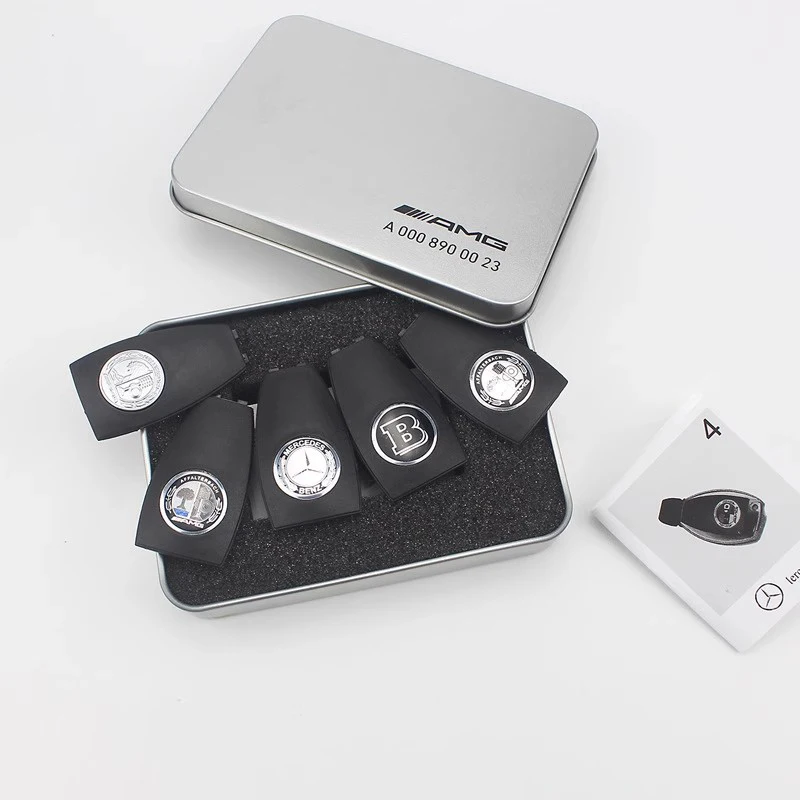 Автомобильный брелок для ключей Mercedes-Benz AMG W204 W210 W212 E63 W202 W205 W207 GT GLS G63 A-Class C-Class E-Class