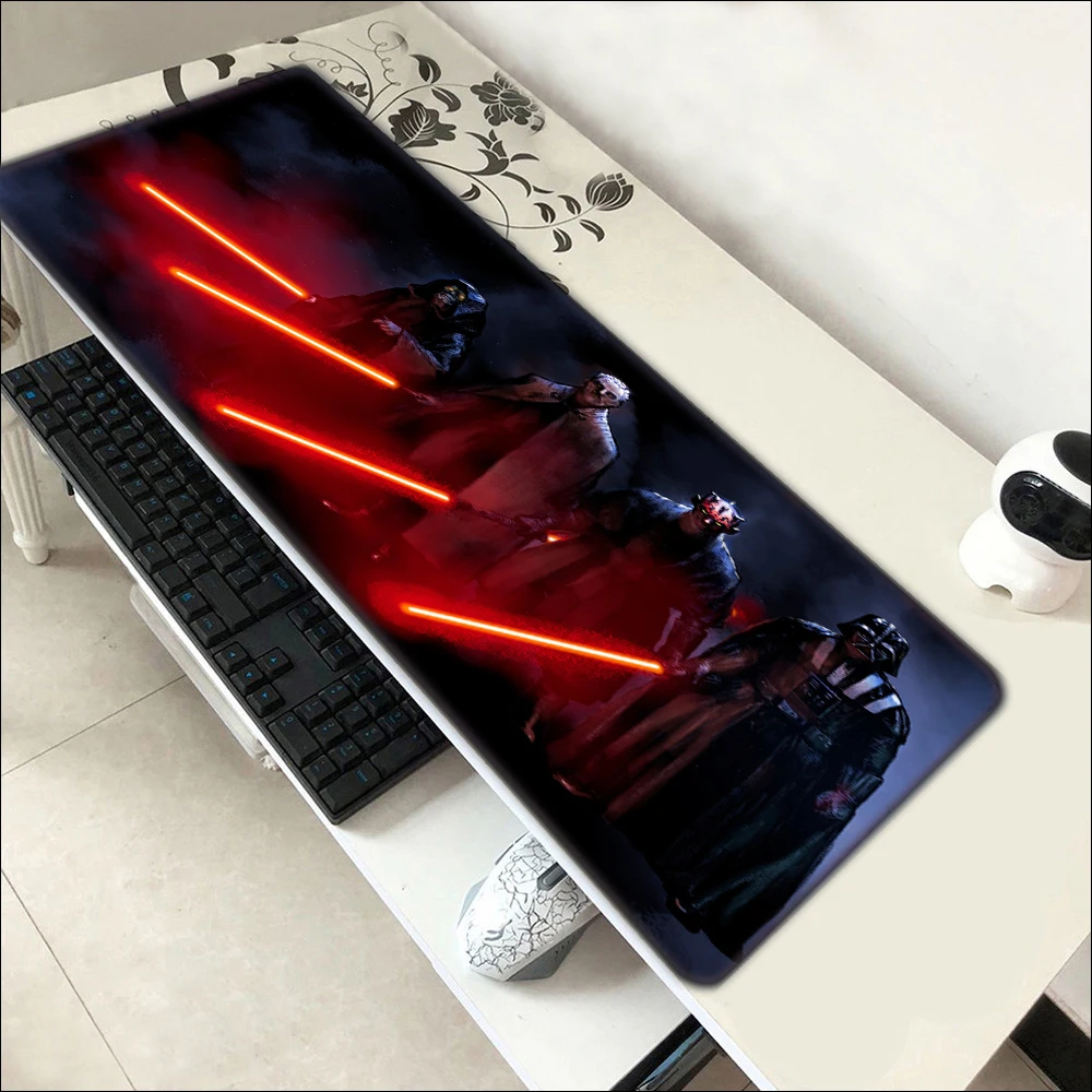 Большой игровой коврик для клавиатуры и мыши SOVAWIN 90x40 см компьютерный геймерский