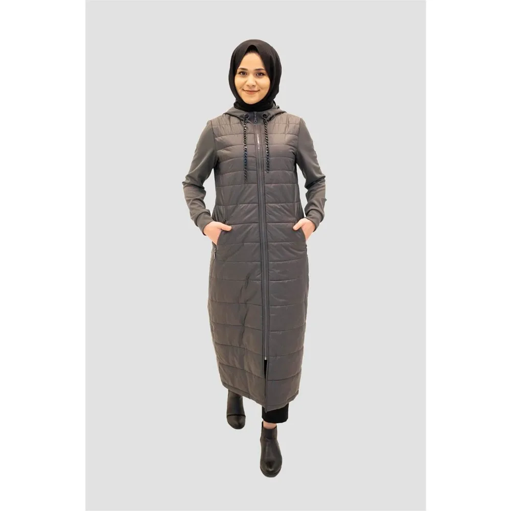 

Стеганая шапка Dorlie 21 KT510, серого цвета