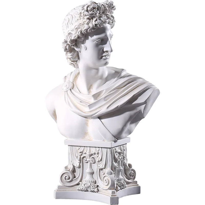 Статуэтка Давида Apollo в ретро стиле статуэтка с бюстом ремесло из смолы