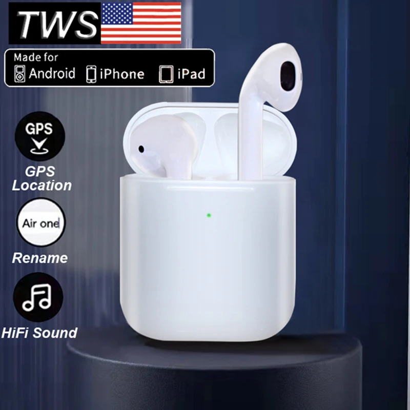 

TWS Bluetooth беспроводные наушники-вкладыши Air 2 спортивные наушники-вкладыши гарнитура для музыки Игровые наушники стерео с микрофоном зарядны...