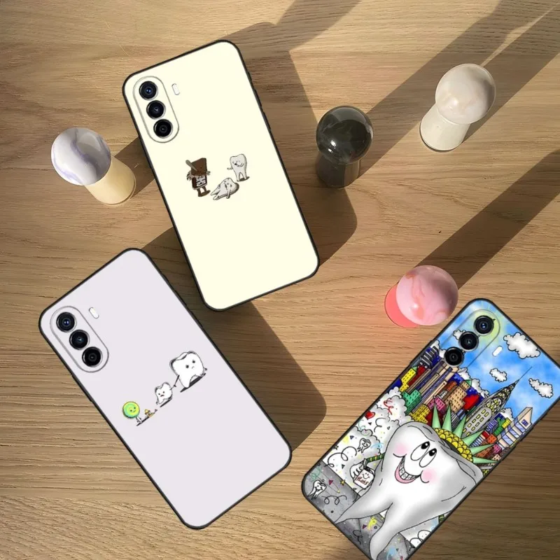 

Чехол для телефона с рисунком стоматологических зубов для Honor 10 30 50 60 Pro X9 X20 20i 70 SE V9 V30 V20 V40 X30 X10 Max