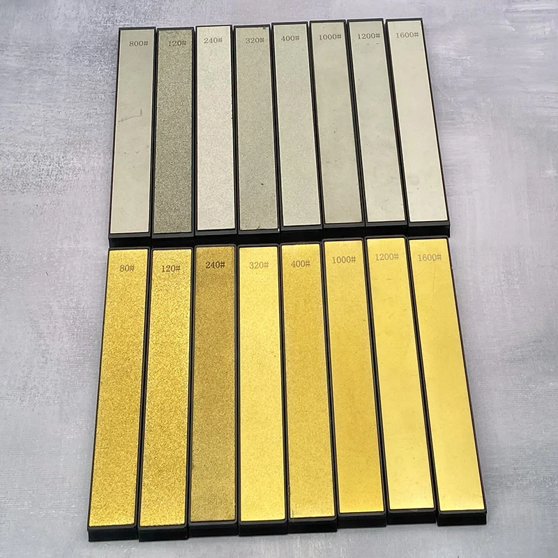 

Система заточки Ruixin, 80 120 320 400 1000 1200 1600 Грит h2, титановый Алмазный брусок для заточки кухонных ножей