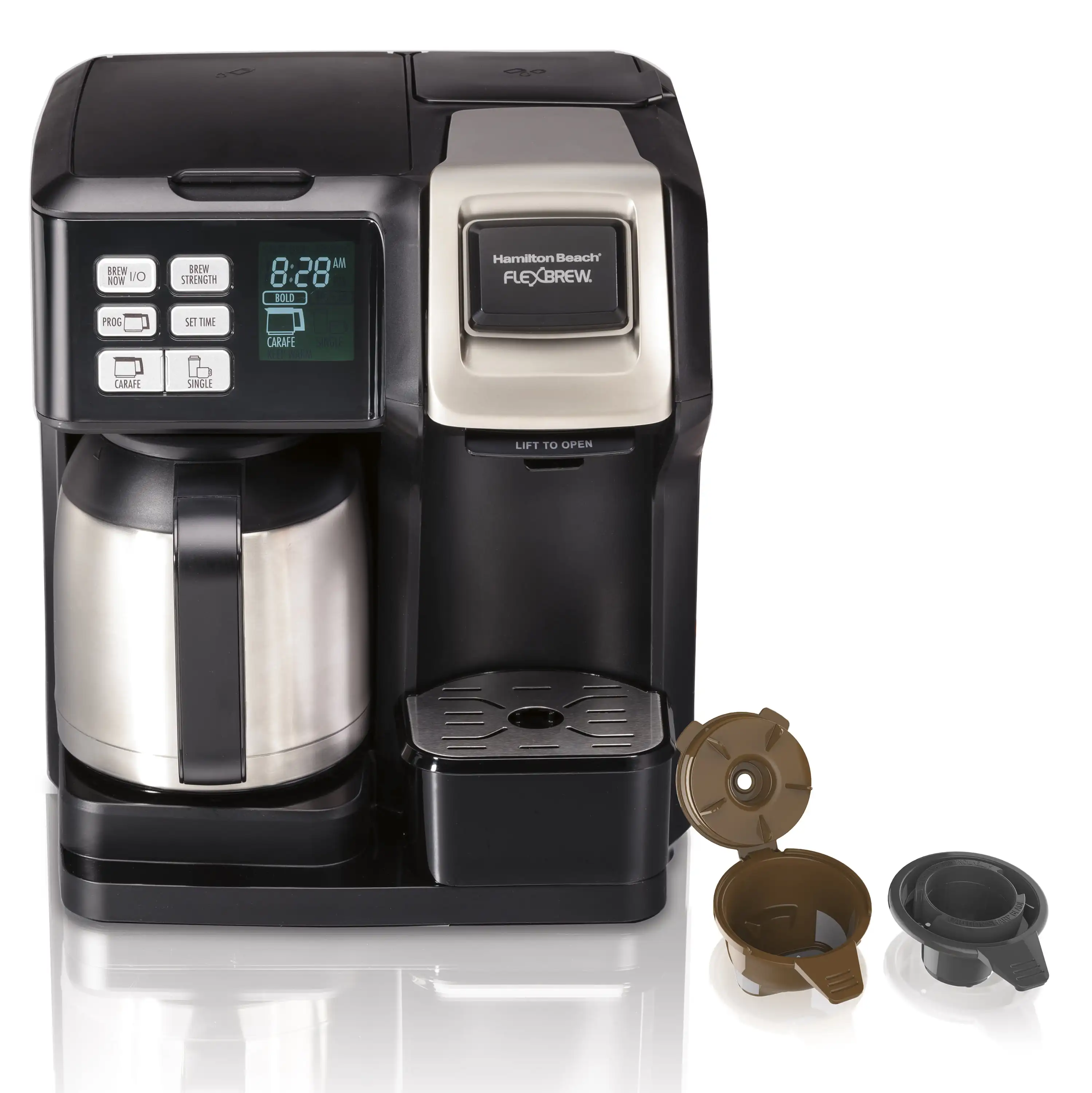 

FlexBrew Trio Coffee Maker , 10 Cup Thermal, Black & Stainless, Model 49966
