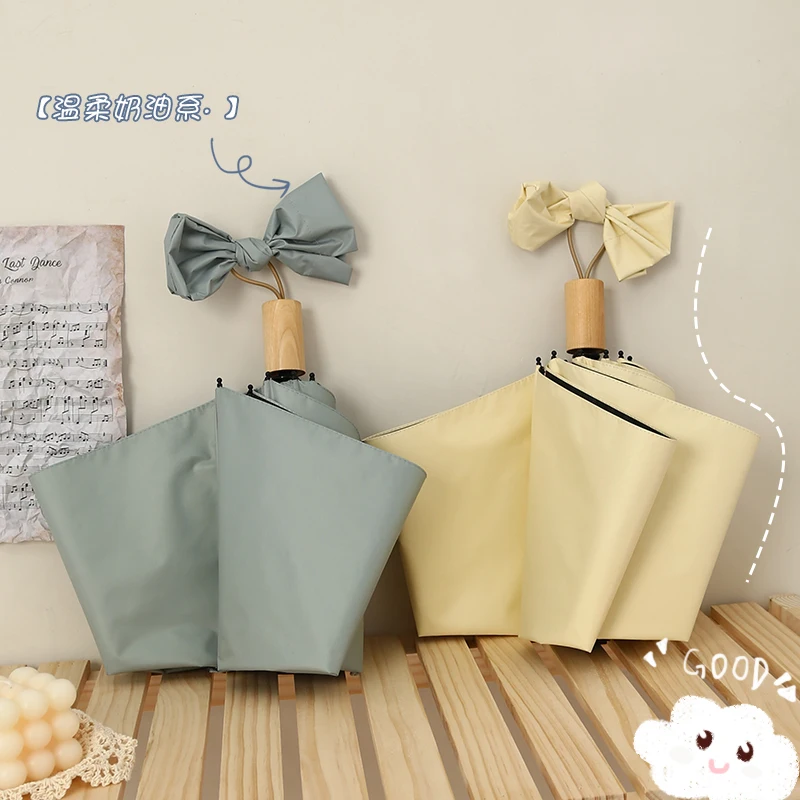 

Small Umbrella for Rain& Windproof Umbrella With Print Sunshade Women's Gear Household Merchandises Home Garden