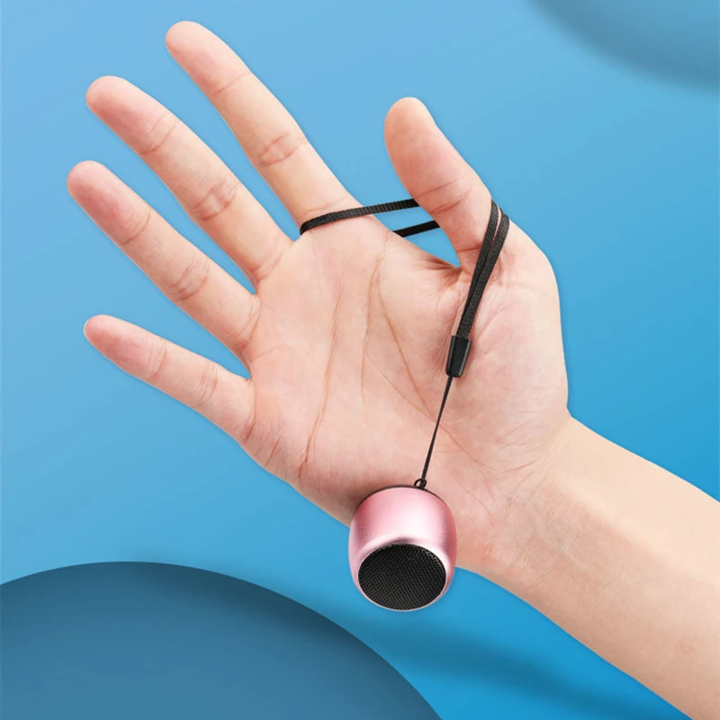 Динамик Bluetooth Металлический HiFi TWS Громко Водонепроницаемый Мини-Динамик