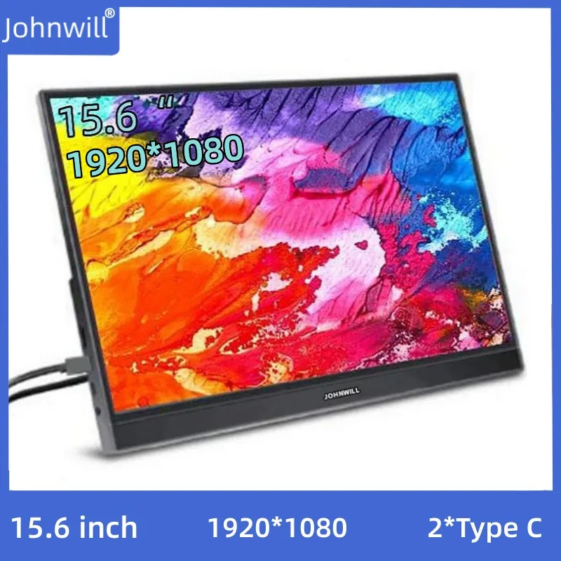 Новый 15,6 дюймовый 1080P сенсорный портативный монитор с Type-C HDMI-совместимый OTG Внешние игровые мониторы для Xbox Switch ноутбука