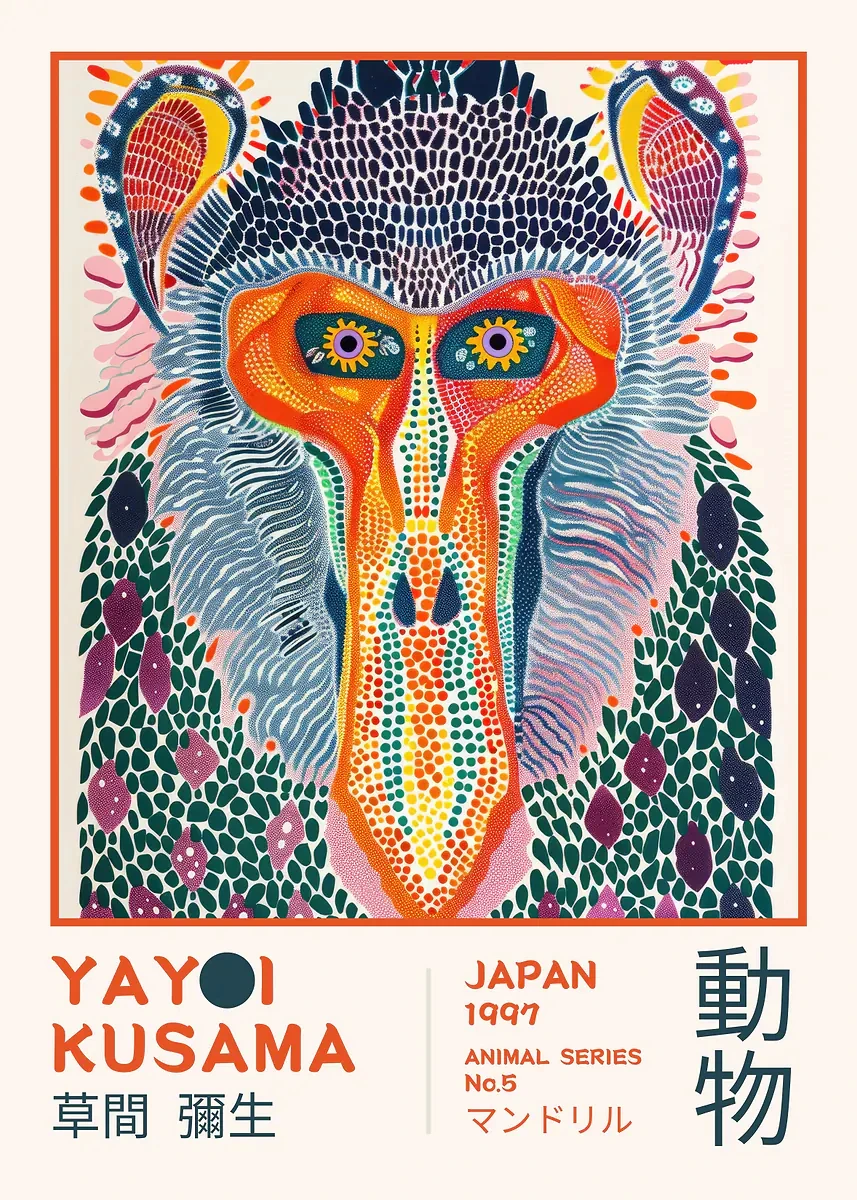 

Печать на холсте "Yayoi Kusama"