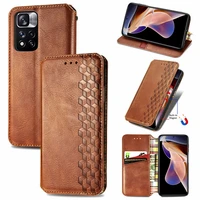 for xiaomi 11i hypercharge 5g 2022 flip case leather texture wallet magnetic book cover for xiaomi 11i luxury case mi 11i funda