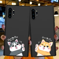 fashion cat couple cartoon cute silicone for samsung galaxy s7 s8 s9 s10 edge s10e s20 s21 note 8 9 10 20 ultra plus phone case
