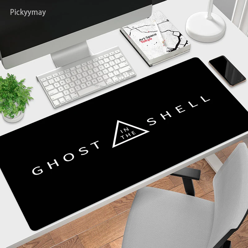

Ghost In The Shell Mouse Pad Anime Hd Print Thickened Mousepad Oversized Gaming Computer Keyboard Table Mat Non-slip Lockedge XL