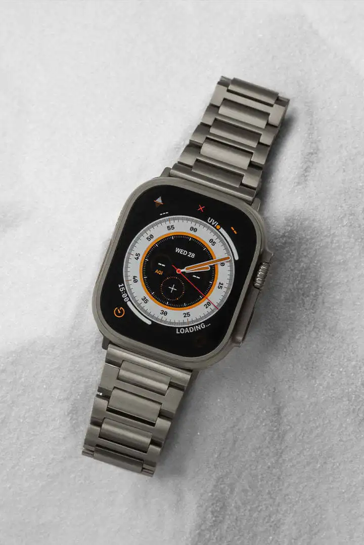 Titanium Alloy Strap For Apple watch Band 49mm 45mm41mm 44mm42mm  Stainless steel Bracelet For iWatch series 8 Ultra7 6 SE 5Band