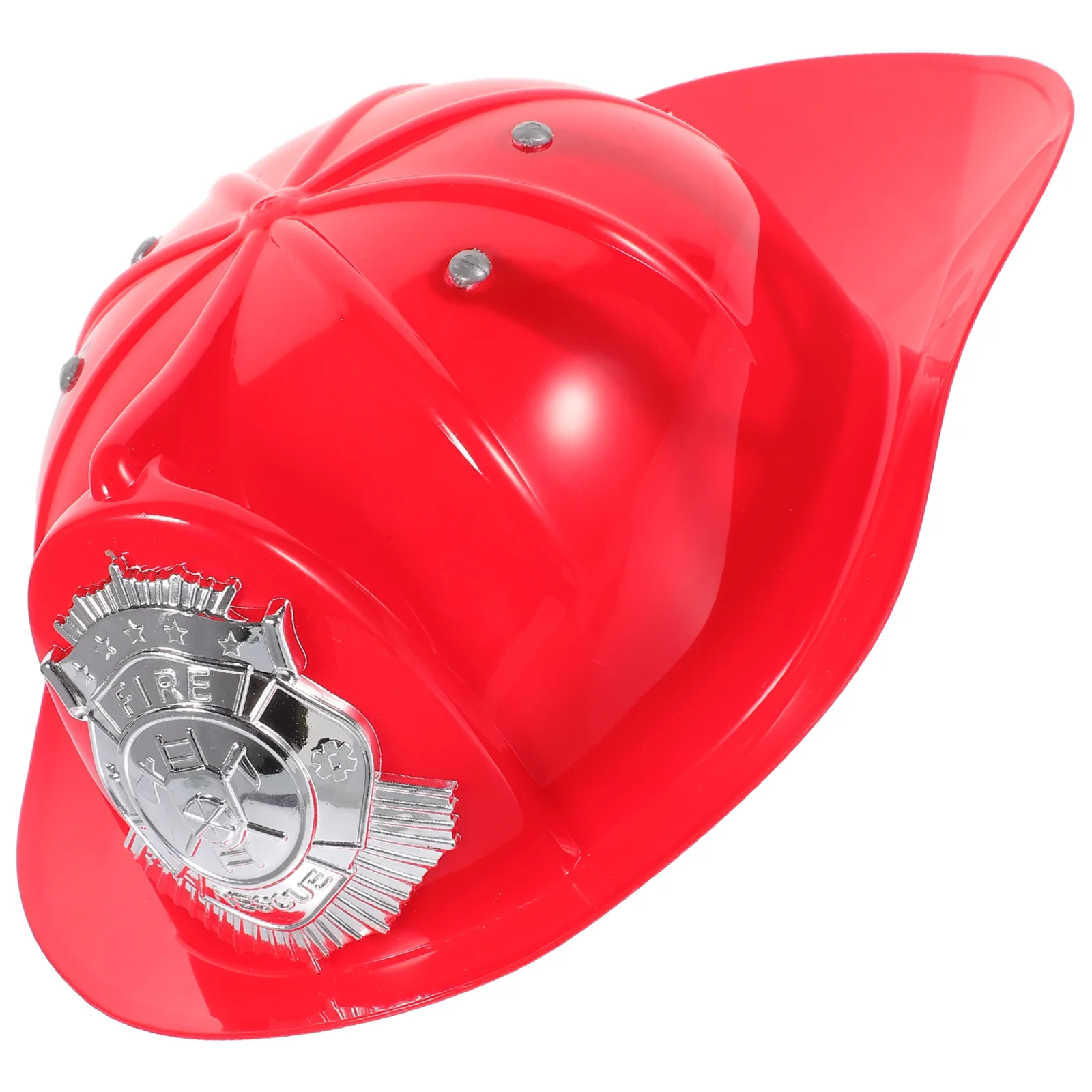 Детская пожарная шапка для ролевых игр красный декоративный пожарный вечерние