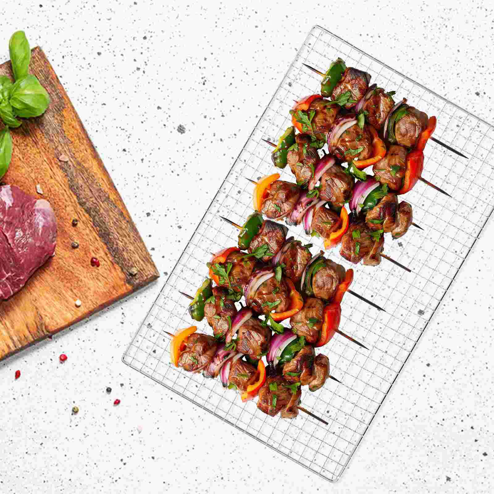 Коврик для гриля из нержавеющей стали стальная сетка барбекю сковорода детская