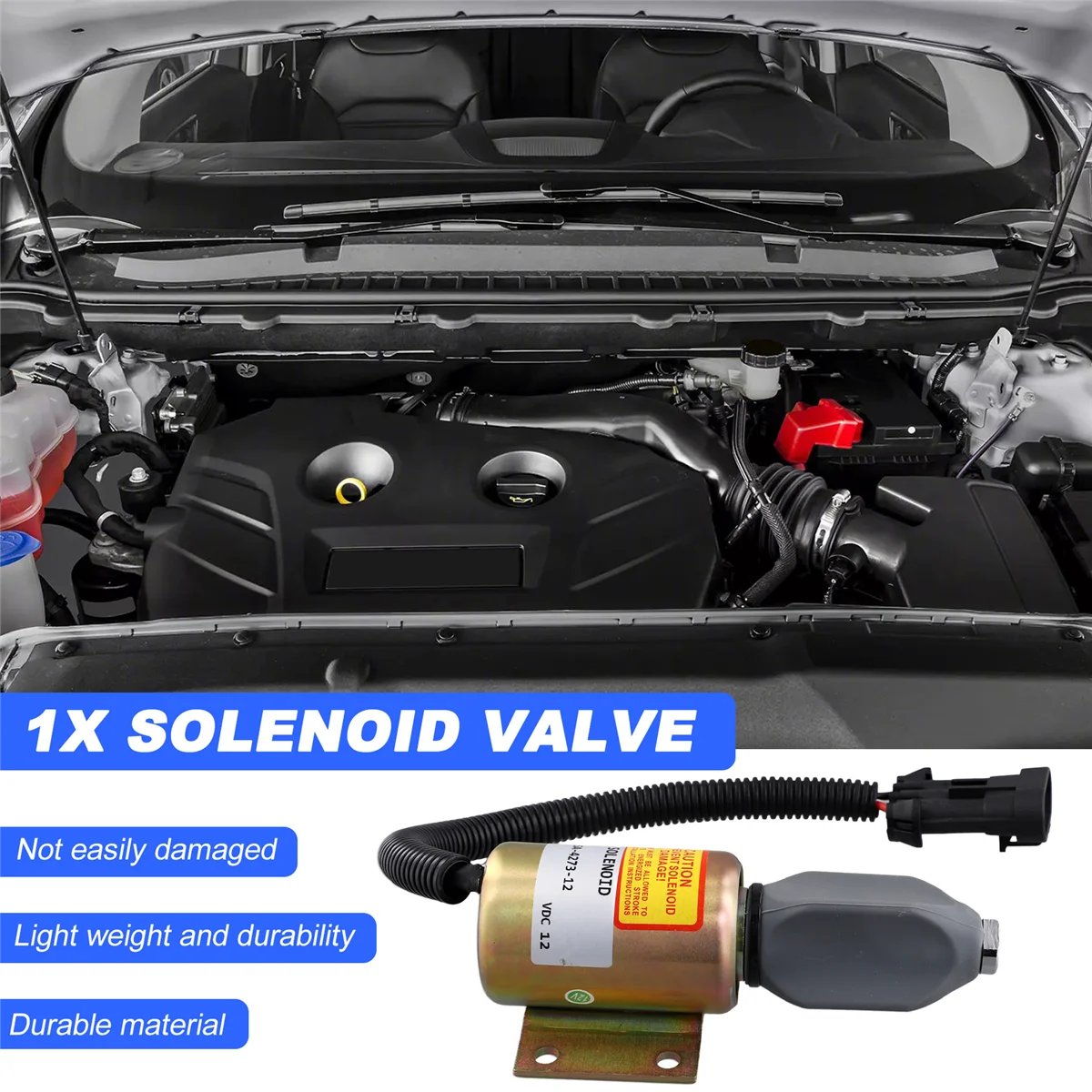 Соленоид отключения подачи топлива 12 В F3HZ-9A594-A SA-4273-12 для электромагнита тяжелого