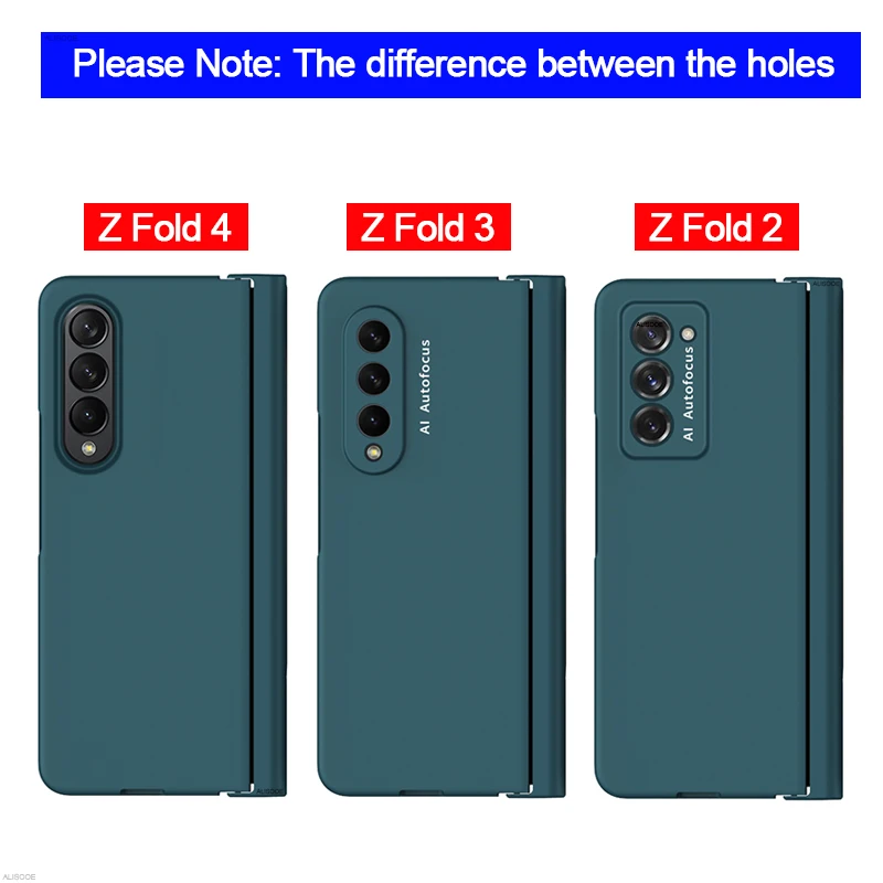 with Touch Pen For Samsung Galaxy Z Fold 5 4 3 2 5G Case Hinge Pen Slot Front Screen Glass Protect Capa Z Fold 2 3 4 5 Cover