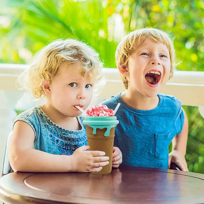 2 шт. sslushy Cup Slushy Maker модернизированная 500 мл TIK TOK Ice заморозка волшебной емкости