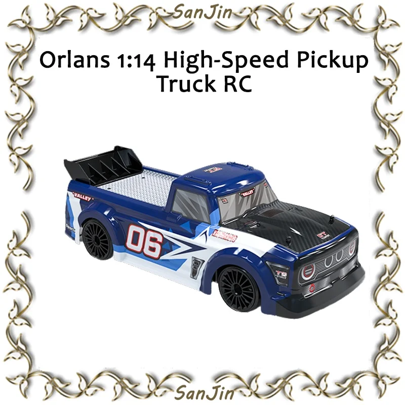 Высокоскоростной автомобиль с дистанционным управлением Orlans 1:14 со светодиодной