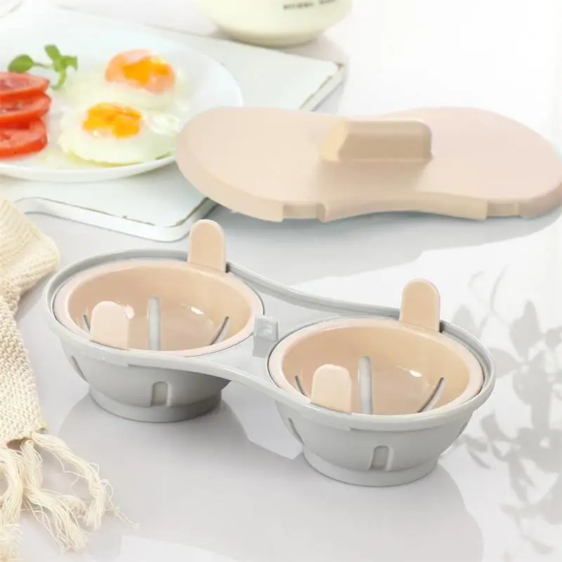 

Печь для приготовления яиц на пару с крышками и двойной чашкой