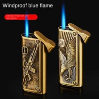 unusual butane torch lighter creative retro metal windproof tobacco accessories dropship suppliers gift for men