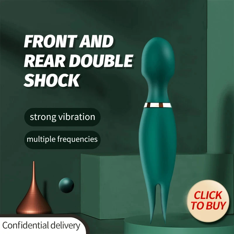 Вибраторы clitoride двойная подставка 2 в 1 женские игрушки двойной массажер баскетта