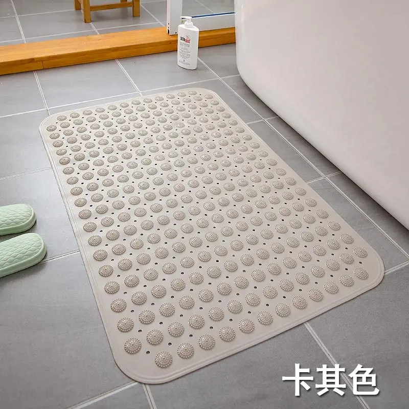 1pcs self priming silicone bathroom mats pvc rectangle bath artifact foot massage cushion sole non slip shower room carpet free global shipping
