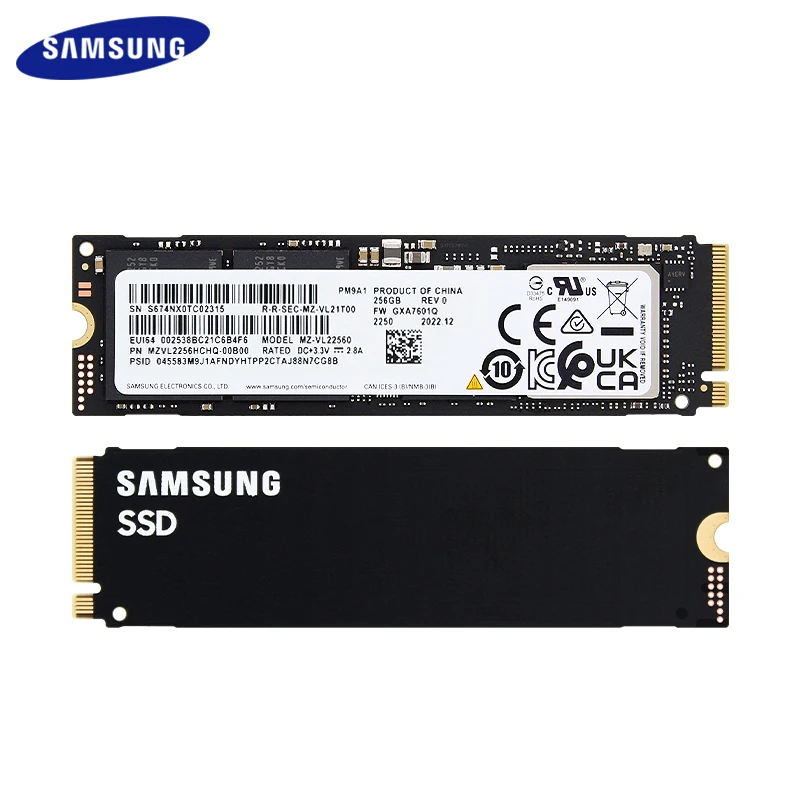 

Samsung 1 ТБ M.2 2280 SSD PM9A1 2 ТБ 256 ГБ 512 Гб PCIe Gen4 NVMe TLC Внутренние твердотельные диски для настольного ноутбука устройство хранения