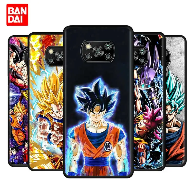 

Dragon Ball Z Anime Goku Super Drawings Case for Xiaomi Poco X3 NFC F3 M3 11t 11 Lite Ultra Redmi Note 10s 10t Pro 5G Silicone