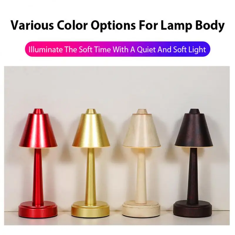 

1~10PCS Lampara Metal Acrylic Sensor Led Energy-saving Wireless Rechargeable For Restaurant Hotel Bar Bedroom Bar Table Lamp